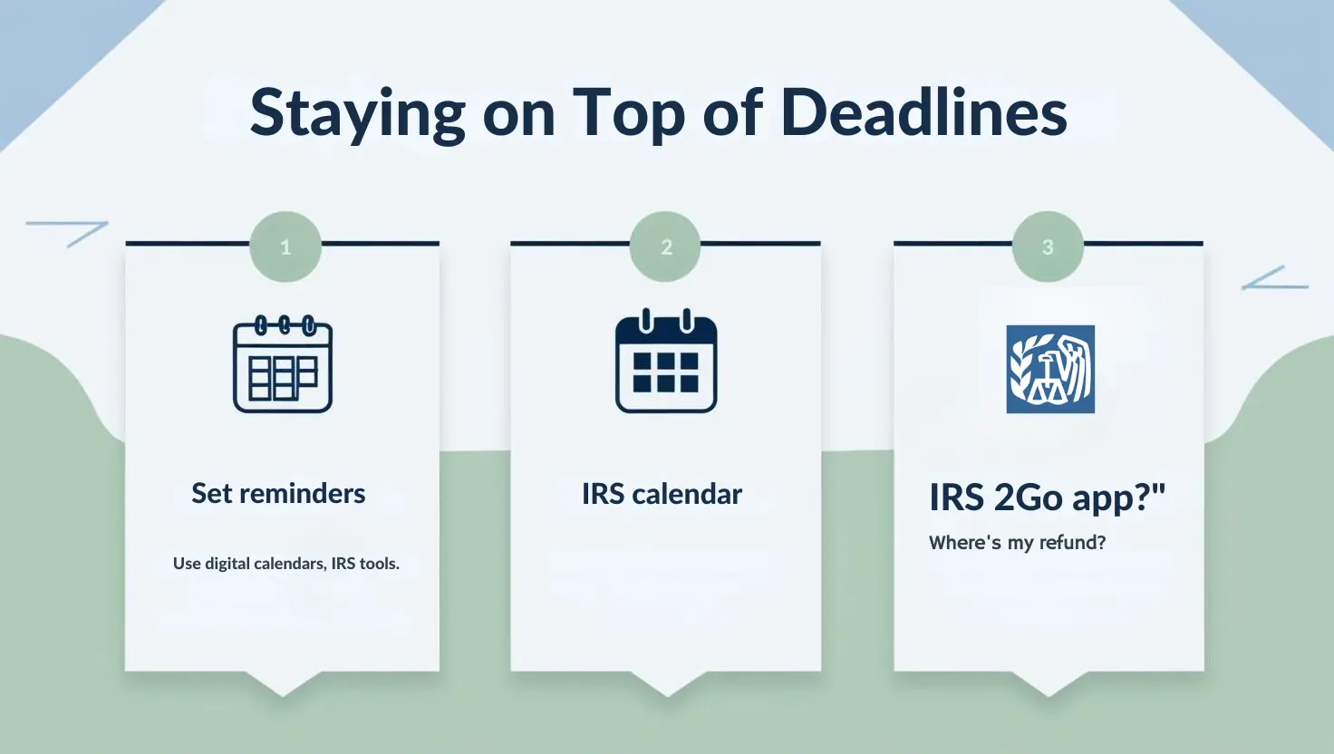 Staying on Top of Deadlines