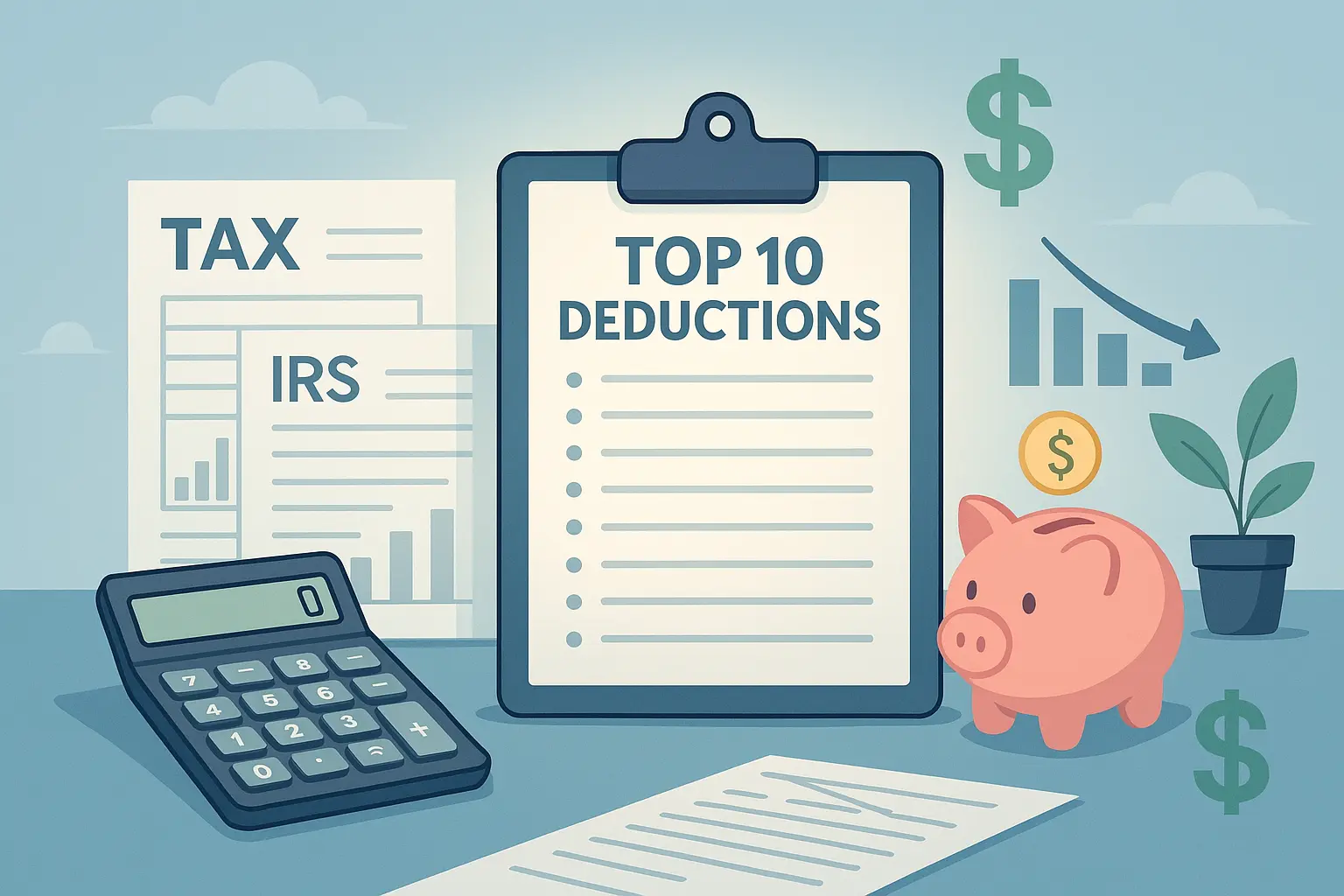 Top 10 Tax Deductions to Lower Your IRS Tax Bill