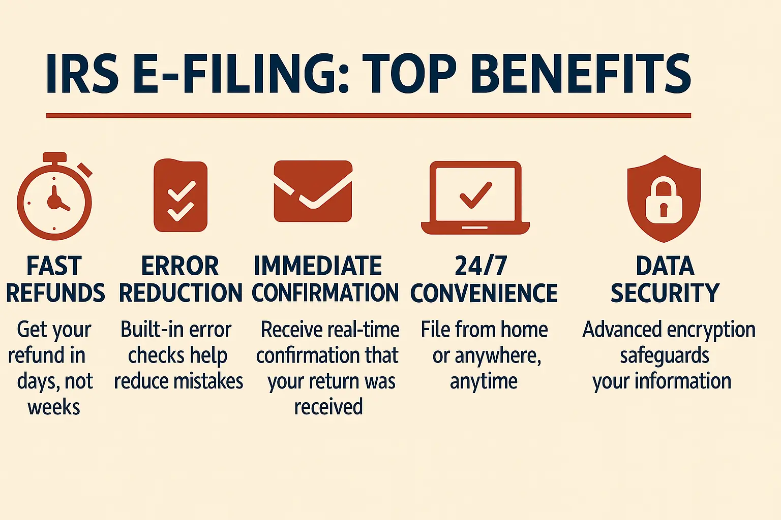 Advantages of IRS E-File