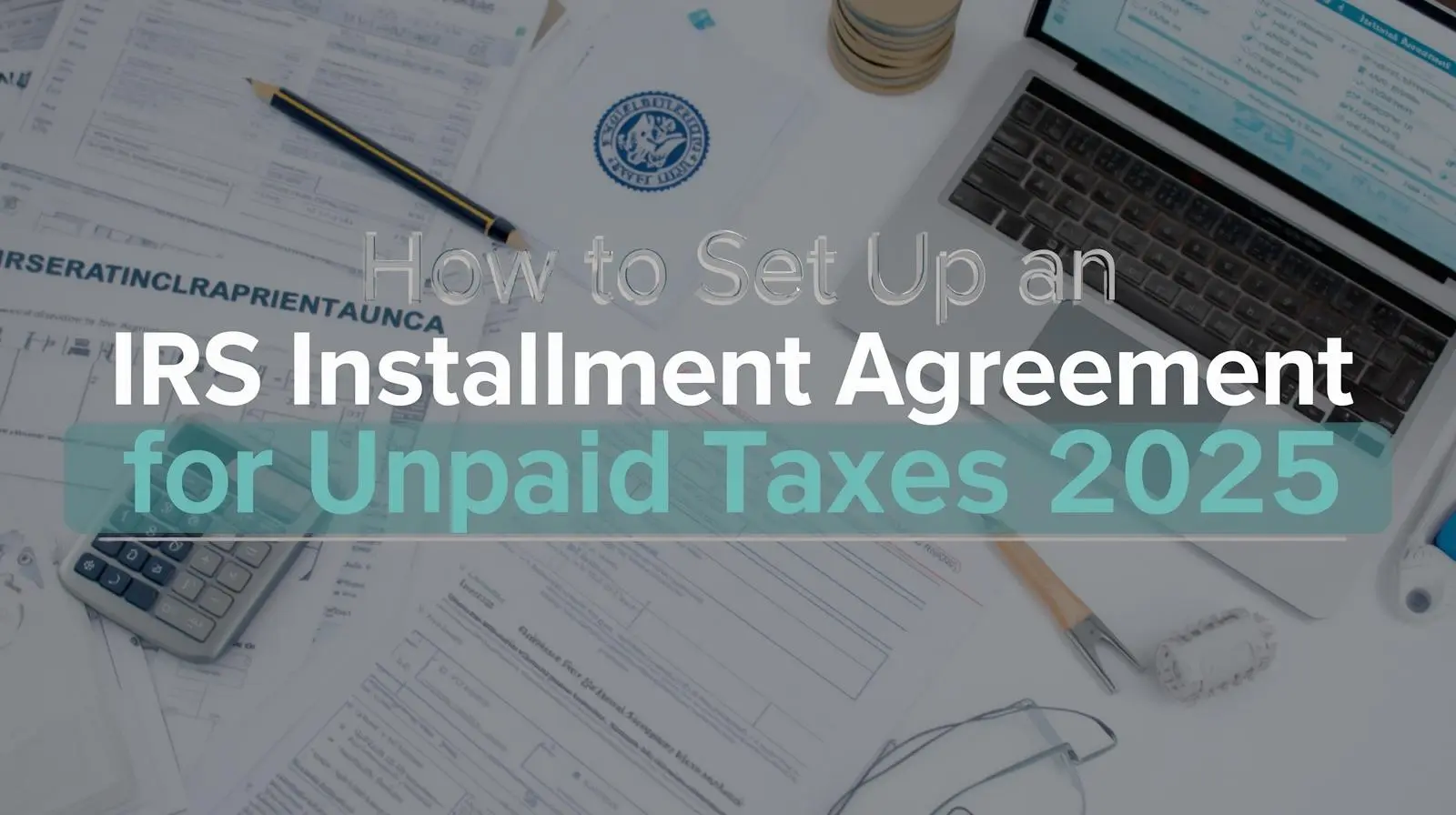 How to Set Up an IRS Installment Agreement for Unpaid Taxes (2025)
